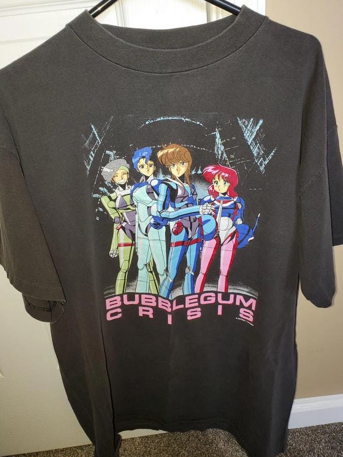 Bubble Gum CRISIS Anime Heavy Cotton Comfort T Shirt - Etsy Bubble Gum CRISIS Anime Heavy Cotton Comfort T Shirt - Etsy
