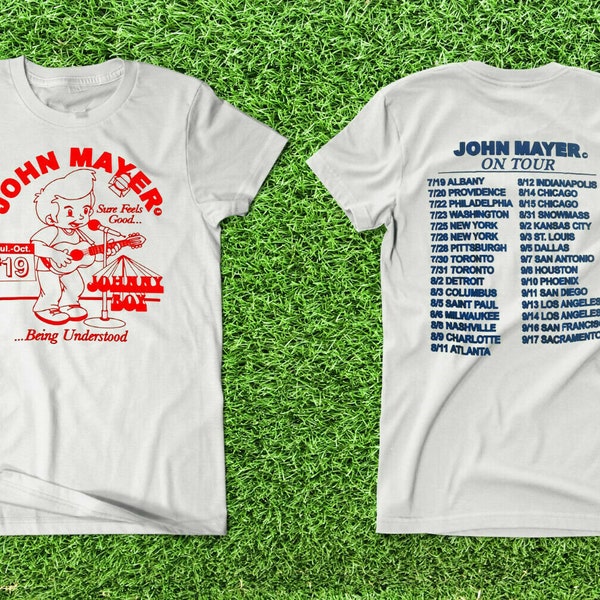 John Mayer Online Ceramics 2019 Tour heavy cotton Comfort T Shirt