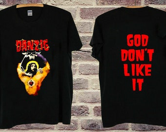 DANZIG God Don't Like It Heavy Cotton Comfort T Shirt