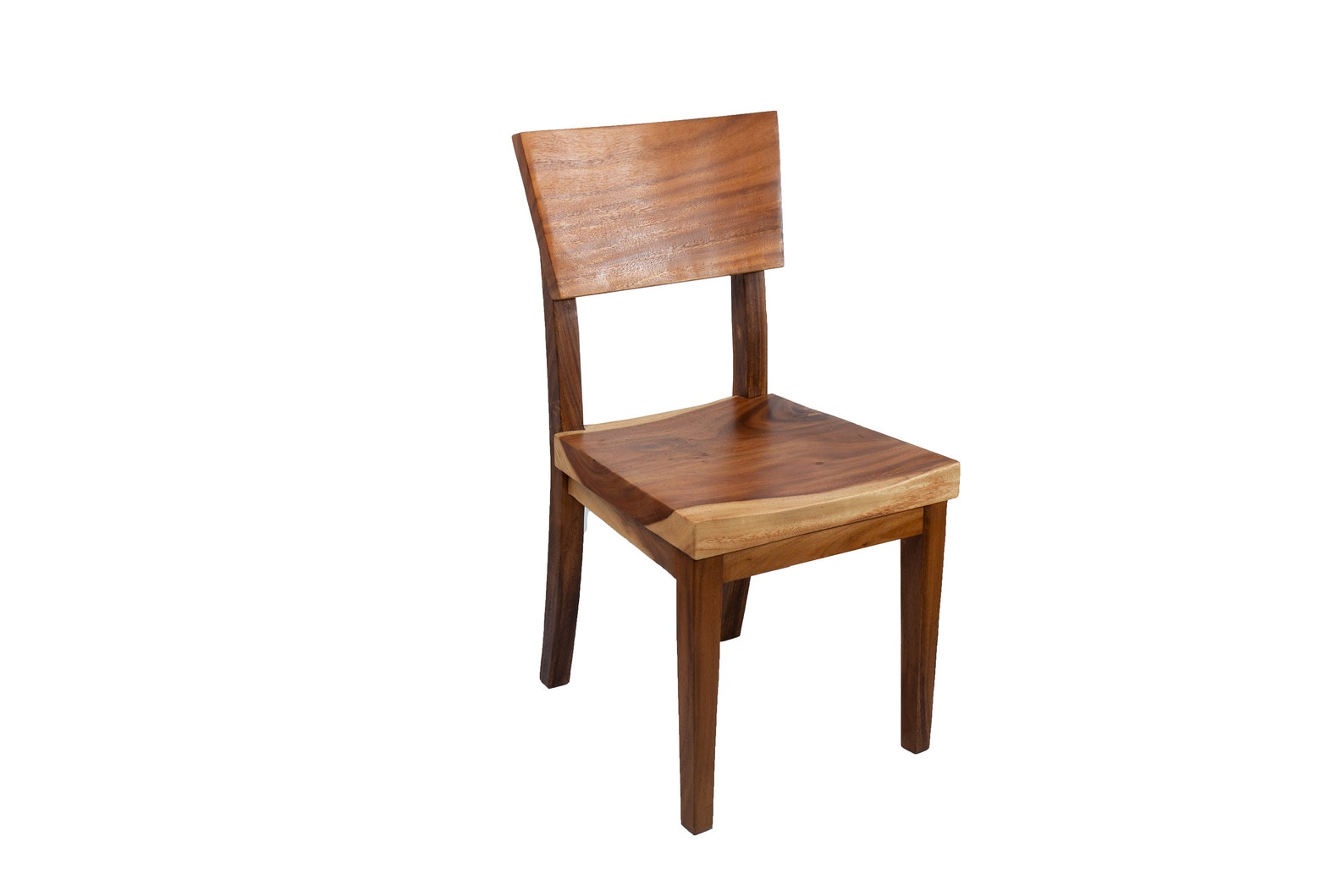 Acacia Wood Dining Chair Set Kitchen Chair Set Wood Dining Etsy