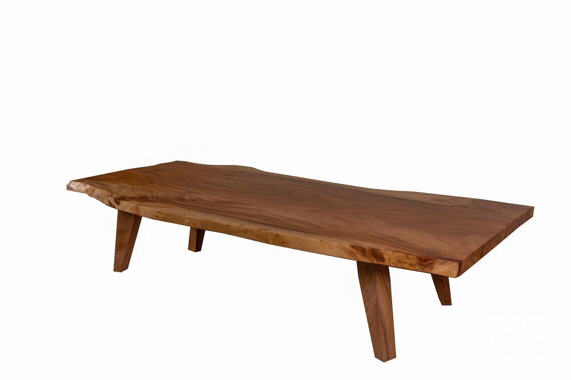 Live Edge Coffee Table Acacia Natural Wood Coffee Table Etsy