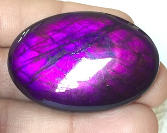 Dyed Labradorite Cabochon oval Shape Very Rare Purple Dyed Labradorite Cabochons Purple Labradorite Dyed labradorite