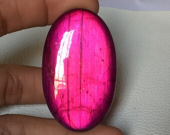 Dyed Labradorite Cabochon oval Shape Very Rare Purple Dyed Labradorite Cabochons Purple Labradorite Dyed labradorite 51x31x6 MM