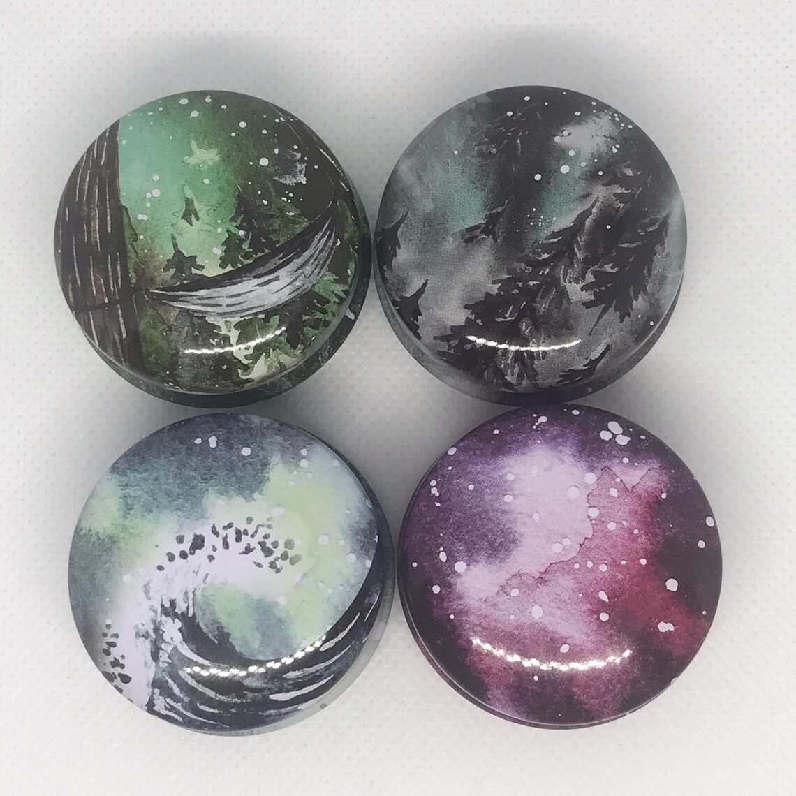 Northern Light Theme Box Wax Melts Snap Bars Candle Tin Etsy