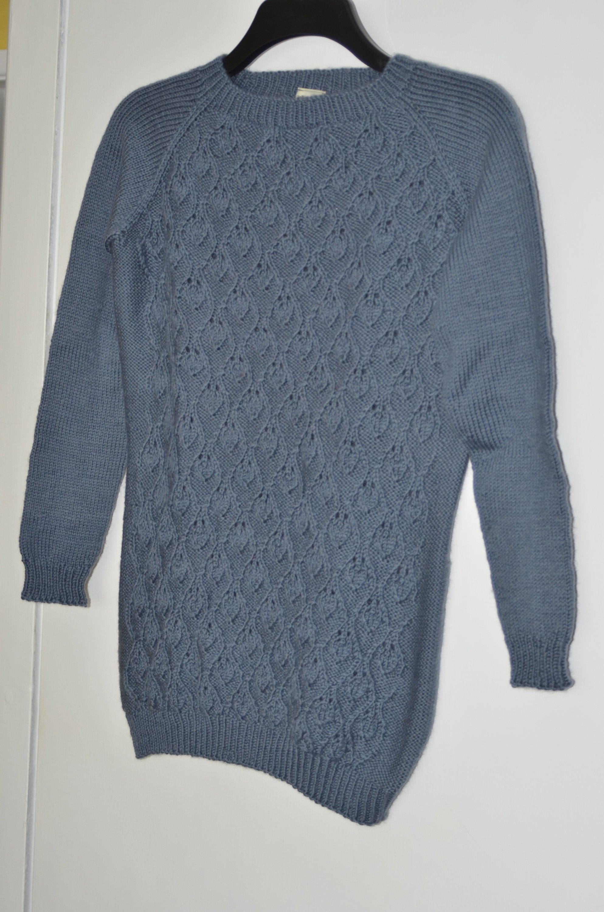 Suéter de lana merino tejido a mano para mujer Etsy