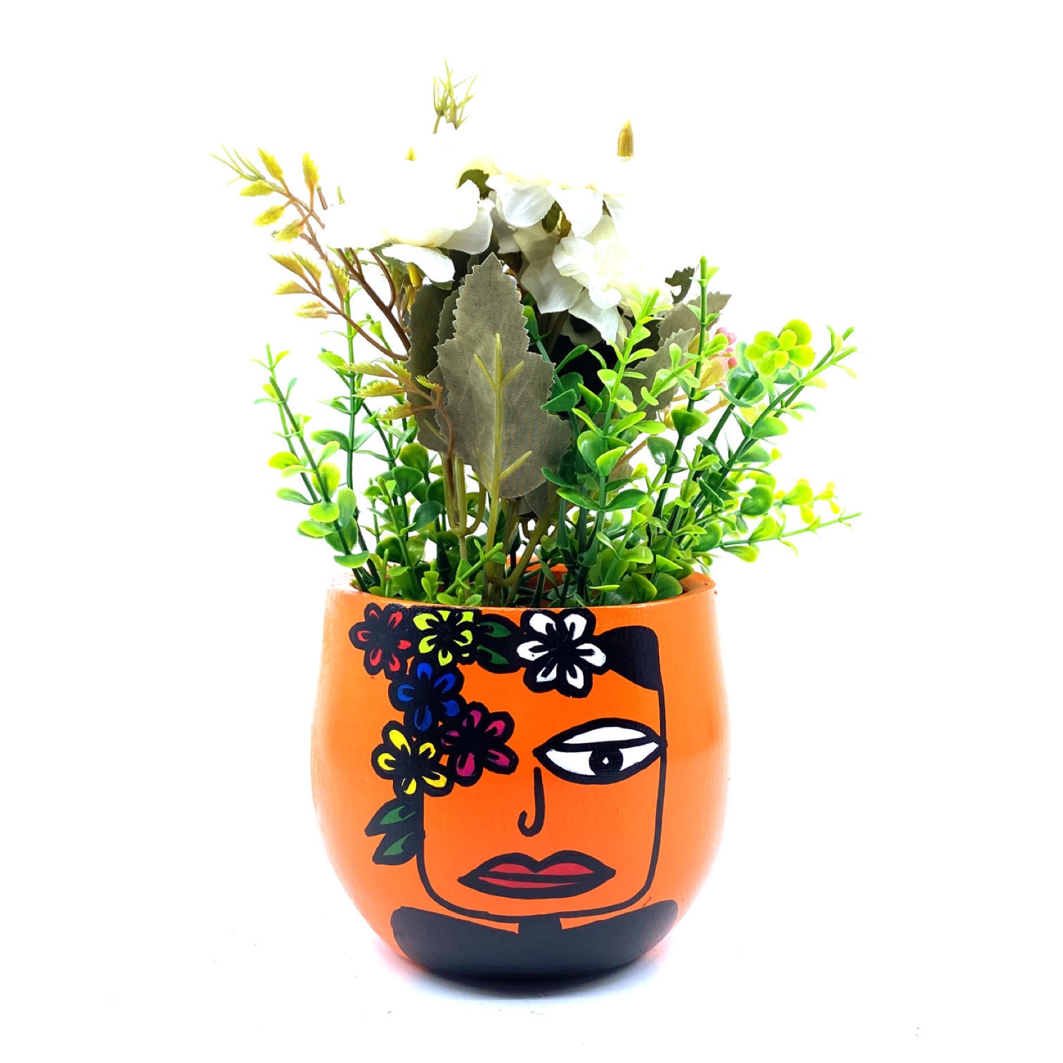 Oversized Clay Pot Handmade 13 Cm X 11 Cm Flower Pot Etsy