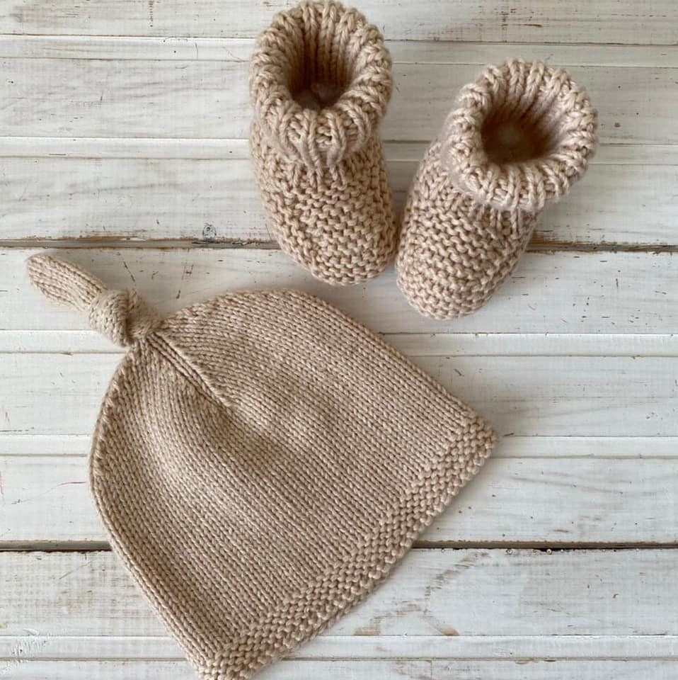 Handmade hat and socks for newborn baby knitted hat hat Etsy