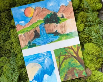 Sketchbook Landscapes Art Print