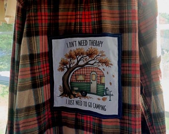Upcycled LLBean Flannel Shirt