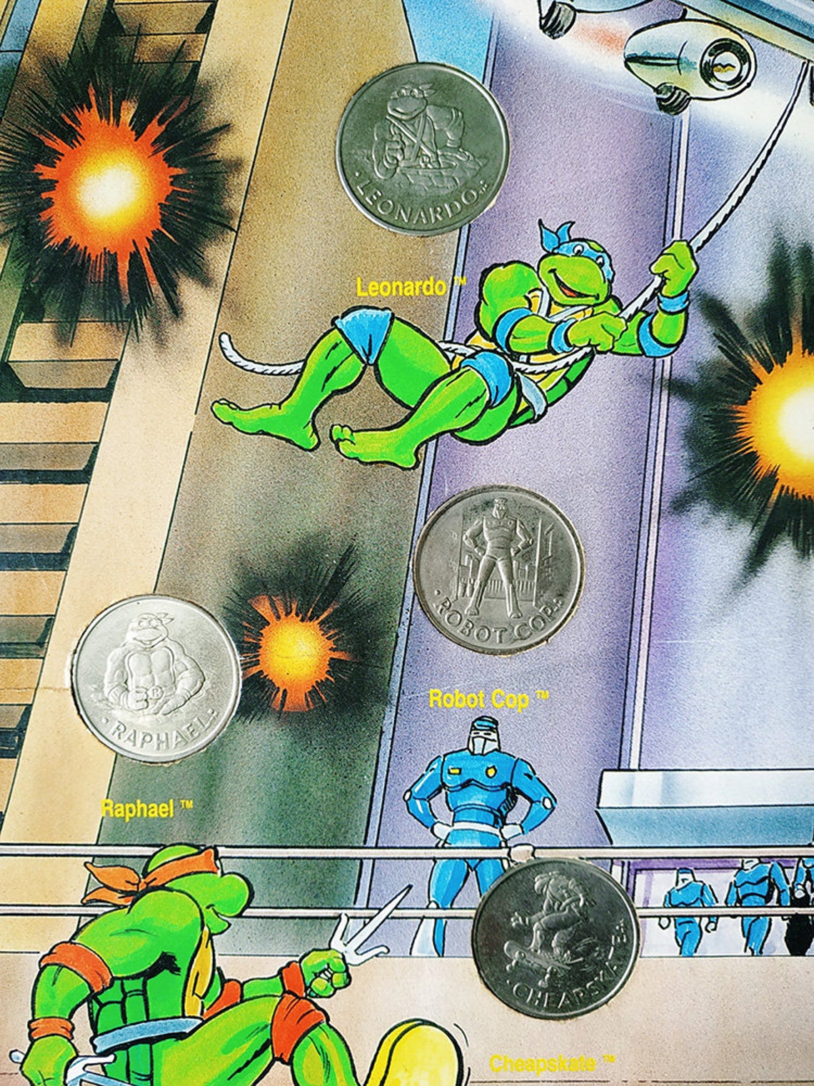 teenage mutant ninja turtles the official medal collection