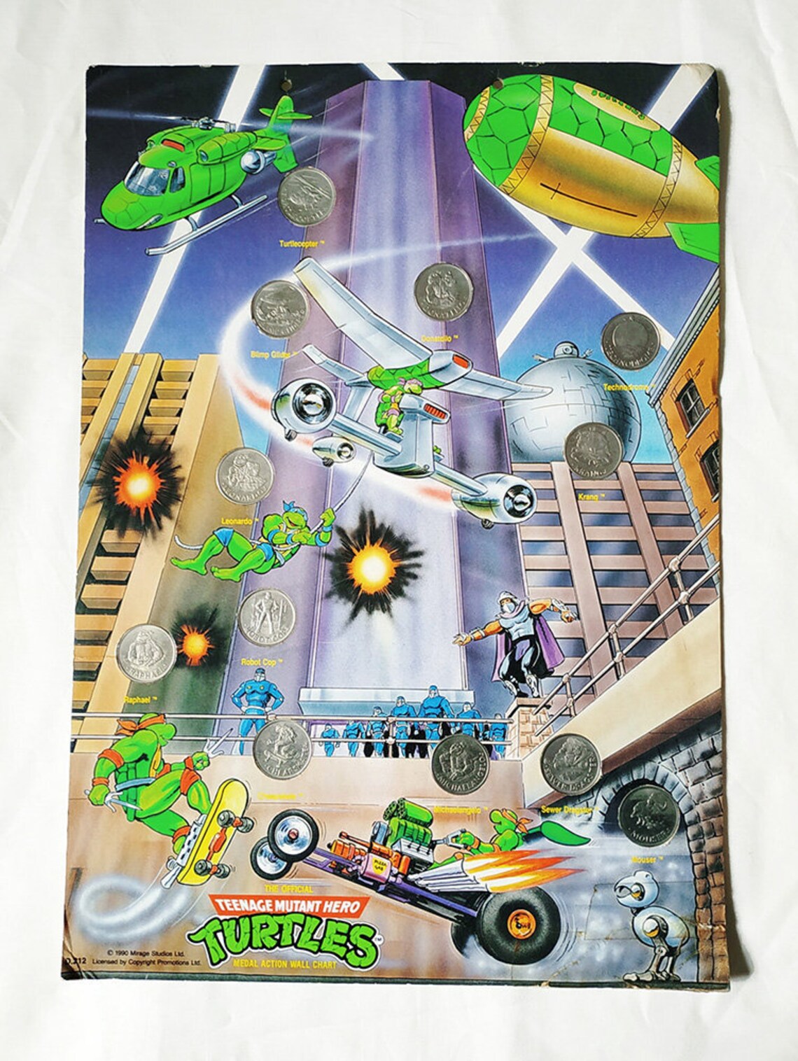 teenage mutant ninja turtles the official medal collection