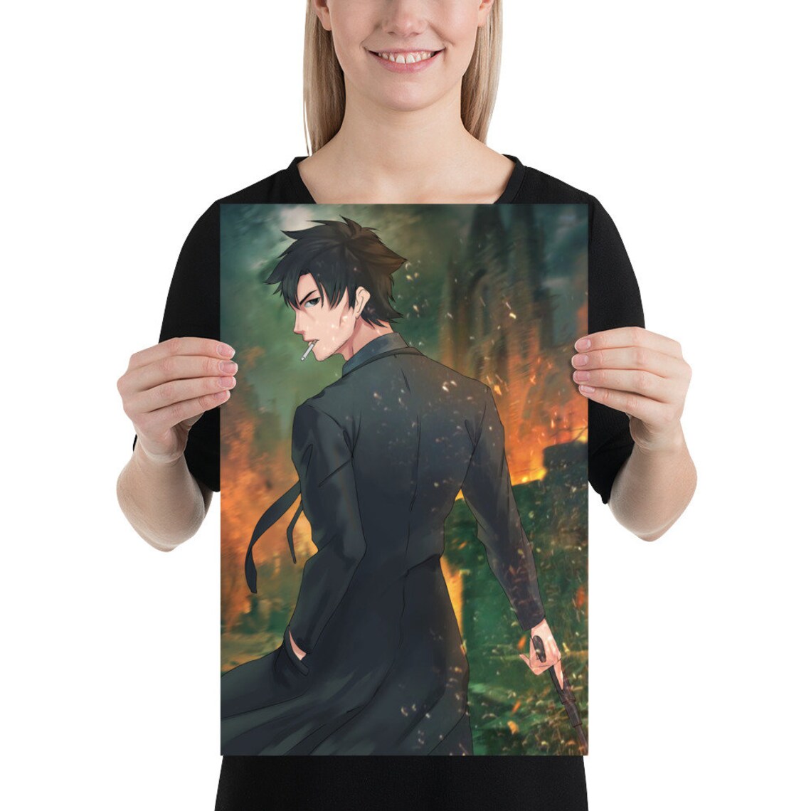 Emiya Kiritsugu Poster Fate Zero Wall Art Fate Stay Night Home Decor ...