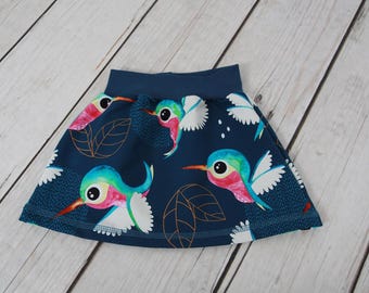 Rock - Kinder - Handemade - Kolibri - Tiere