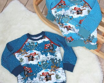 Kinderpullover, Pauli, Kleiner Maulwurf, Raglan, Sommersweat