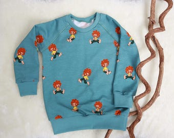 Kinderpullover, Pumuckl, Raglan, Sommersweat