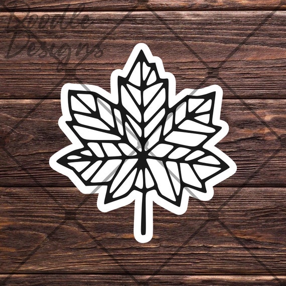Intricate Maple leaf SVG/ Maple leaf outline for | Etsy