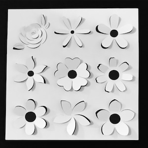Pop up flower SVG bundle for Cricut/Silhouette cutting machines. SVG/ Cutting files/ PNG/ Paper Cutting/card making