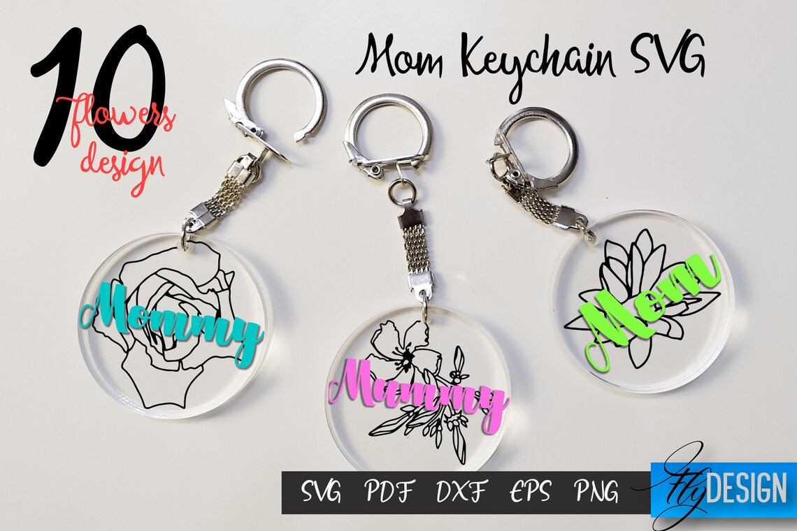 Download Mom keychain SVG Womens keychains Key Chain for Mother's ...