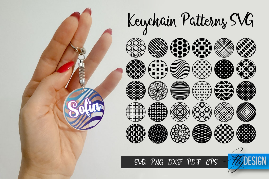 Keychain Background SVG Keychain Svgacrylic Key Svgkeychain Etsy