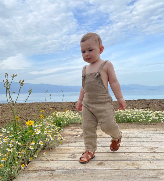 Boho Baby Clothes, Natural Dyeing, Muslin Overall, Baby Summer Clothes,  Organic Cotton, Child Ramper, Gots Certificate, Kids Jumpsuit, Oak, - Etsy  Ireland