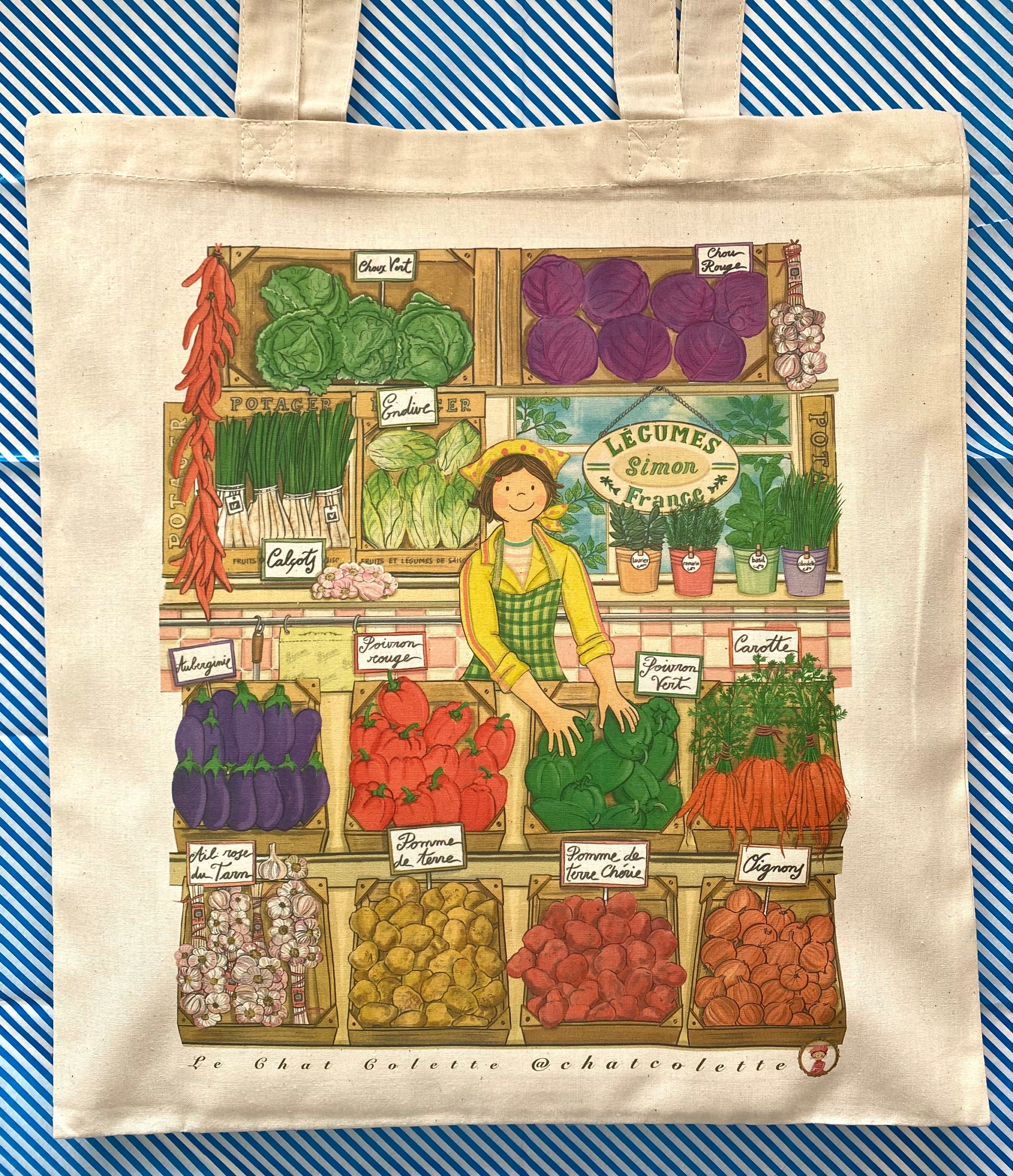 Vegetable tote bag Italia