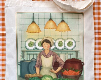 Tote bag Cocinera platos Downton Abbey