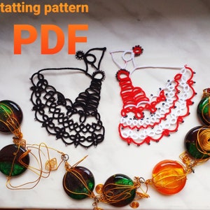 Tatting pattern PDF Dancer for shuttles