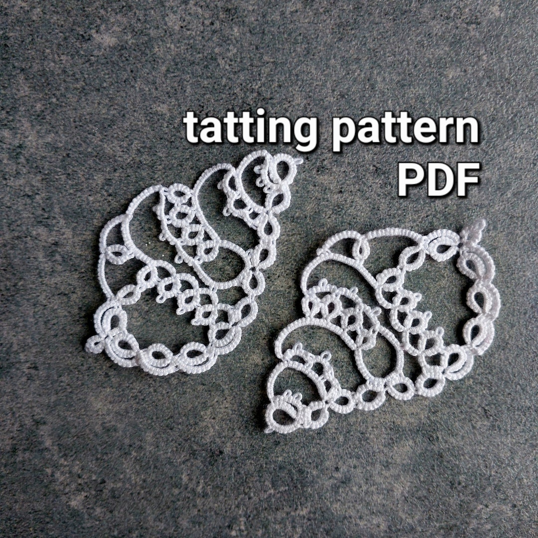 Tatted Frame Pattern Tatting Pattern PDF