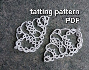 Tatting pattern PDF "Shell" by Frivolite con sabor for shuttles