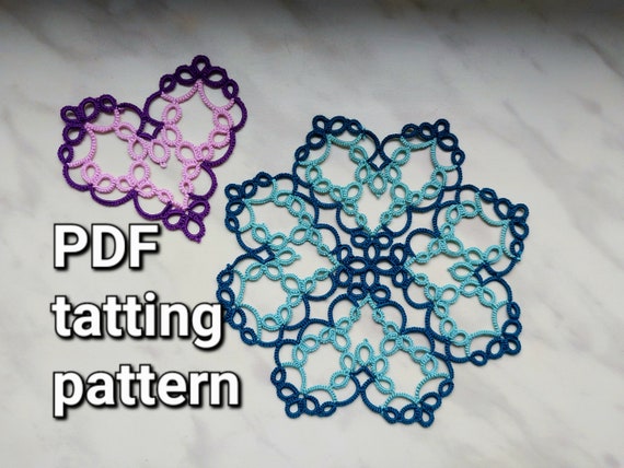 Shuttle Tatted Tatting Shuttles Pattern, PDF Instructions and Tutorial on  How to Make Tatting Lace Ornament -  Denmark