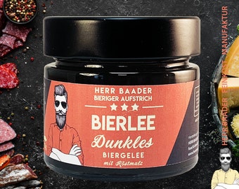 Bier-Brotaufstrich Biergelee Dunkles 212g