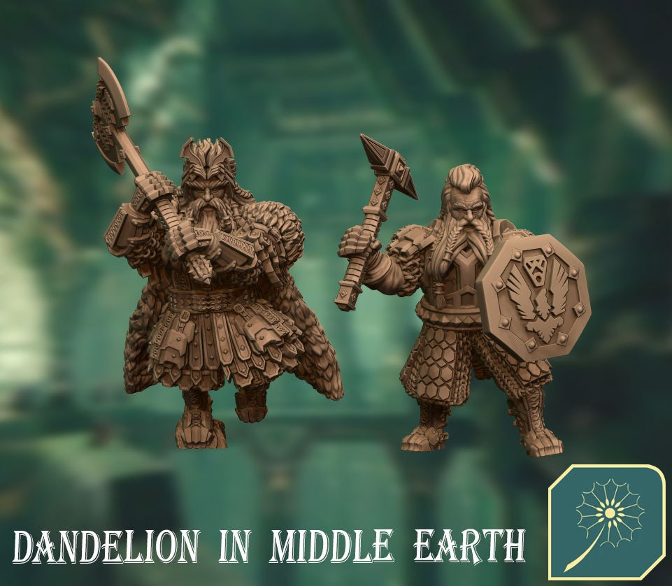 Old King and young prince of Metal Mountain - 4 Poses. Dandelion In Middle Earth