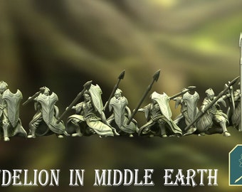 Elves of Dark Forest - Spear- Dandelion In Middle Earth