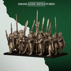 Feral spearmen - (command group included)