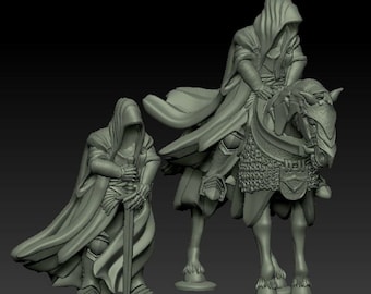 Hollow Lord te voet en gemonteerd (Khurzluk Miniatures)