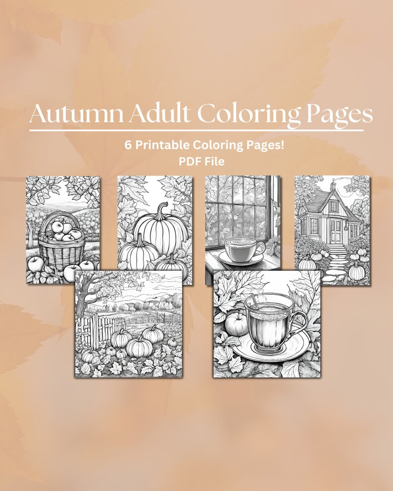 Printable Adult Coloring Pages - Etsy