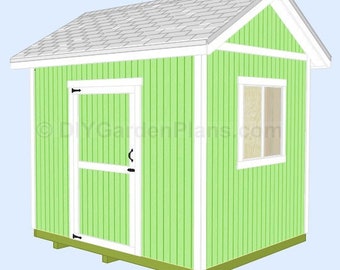 10x8 Gable Shed Plans | PDF Download