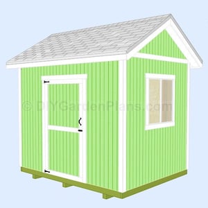 10x8 Giebelschuppen Pläne | PDF Download