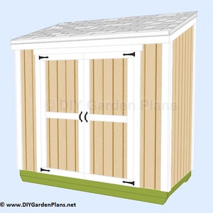 4x8 Lean To Shed Plans PDF Download image 1