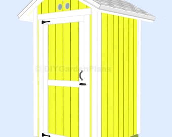 4x4 Small Shed Plans | PDF Download