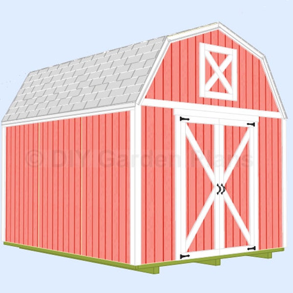 10x12 Gambrel Shed | PDF Download