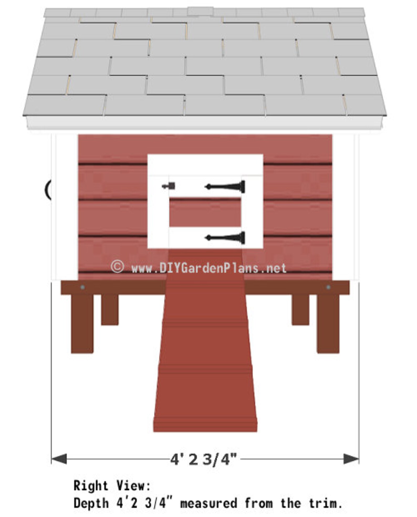 4x4 Chicken Coop Plans PDF Download Etsy
