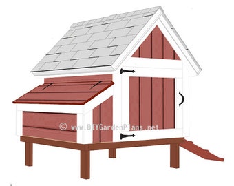 4x4 Chicken Coop Plans | PDF Download