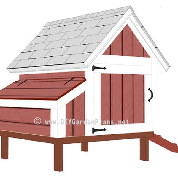 4x4 Chicken Coop Plans | PDF Download