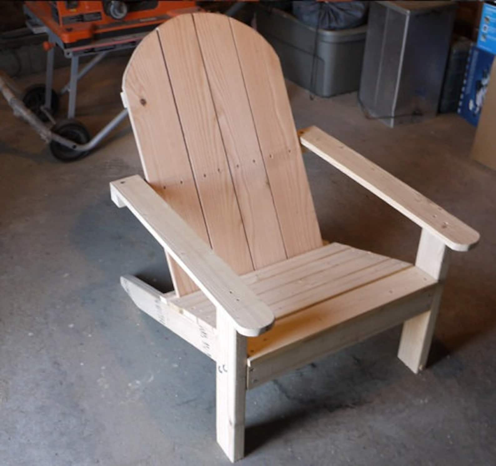 Adirondack Chair Plans PDF Download Etsy