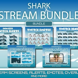 Animated Shark Stream Bundle | Everything You Need!