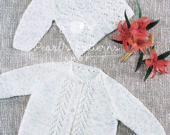 Knitting Pattern Vintage Baby’s Matinee Coats Instant Download Pattern PDF No.307