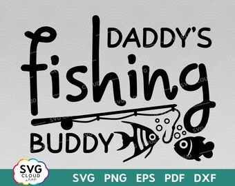 Download Daddy S Fishing Buddy Svg File Instant Download Vector Fishing Hobby Gift Idea Digital Files For Cricut Cameo Iron On Shirt N075 Clip Art Art Collectibles