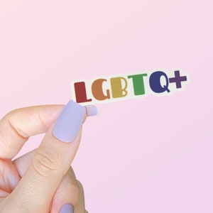 LGBTQ Stickers, Gay Pride Stickers, Gay Stickers, Pride Merch, Rainbow Pride Flag Sticker, Queer Stickers, Pride Month, Pride Decals