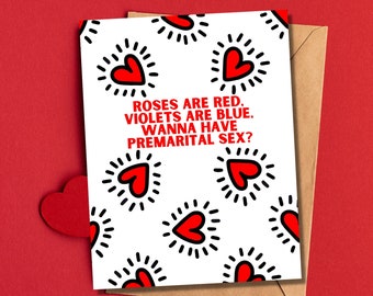 Witty Valentine's Card | Funny Valentine's Day Card for Fiance | Dirty Valentine's Card | Raunchy Valentine's Day Cards
